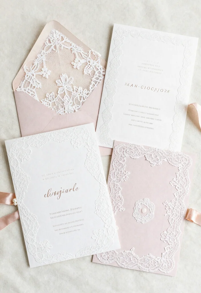 14 Fantasy Wedding Invitations Ideas With Magical Touch 48 14 Fantasy Wedding Invitations Ideas With Magical Touch - 8. Ethereal Lace Invitations 1