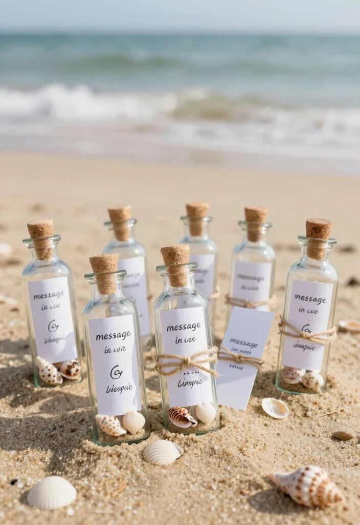 14 Tropical Wedding Invitations Ideas With Island Vibes 24 14 Tropical Wedding Invitations Ideas With Island Vibes - 4. Beach-Themed Message in a Bottle Invites 1
