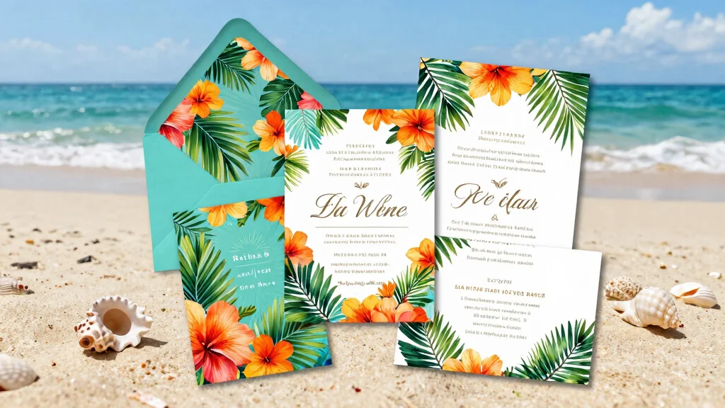 14 Tropical Wedding Invitations Ideas With Island Vibes