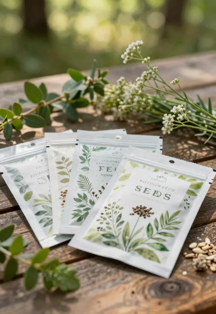 14 Wedding Gifts for Guest Ideas That Feel Thoughtful - 1. Seed Packet Favors 1