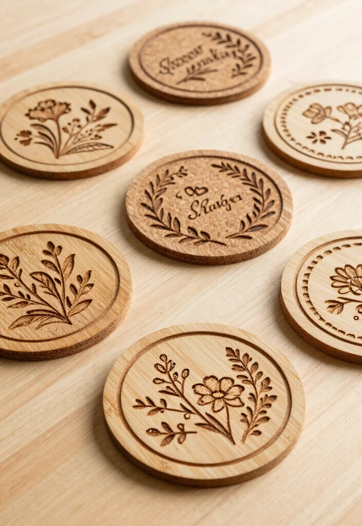 14 Wedding Gifts for Guest Ideas That Feel Thoughtful - 4. Personalized Coasters 1