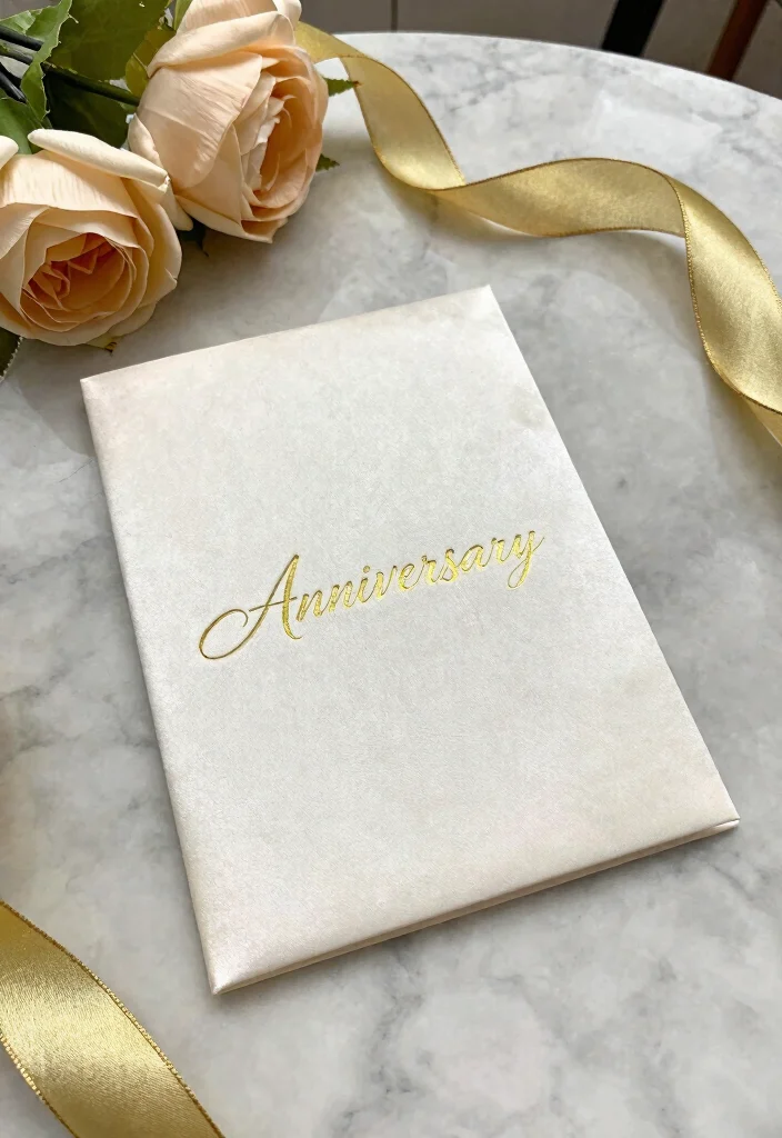 15 50th Wedding Anniversary Cards Ideas With Golden Touch - 10. Luxurious Satin Finish 1