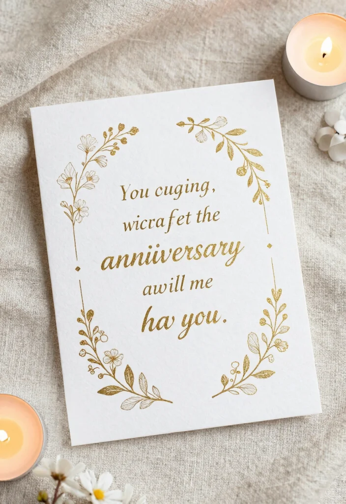15 50th Wedding Anniversary Cards Ideas With Golden Touch - 11. Inspirational Love Quotes Card 1