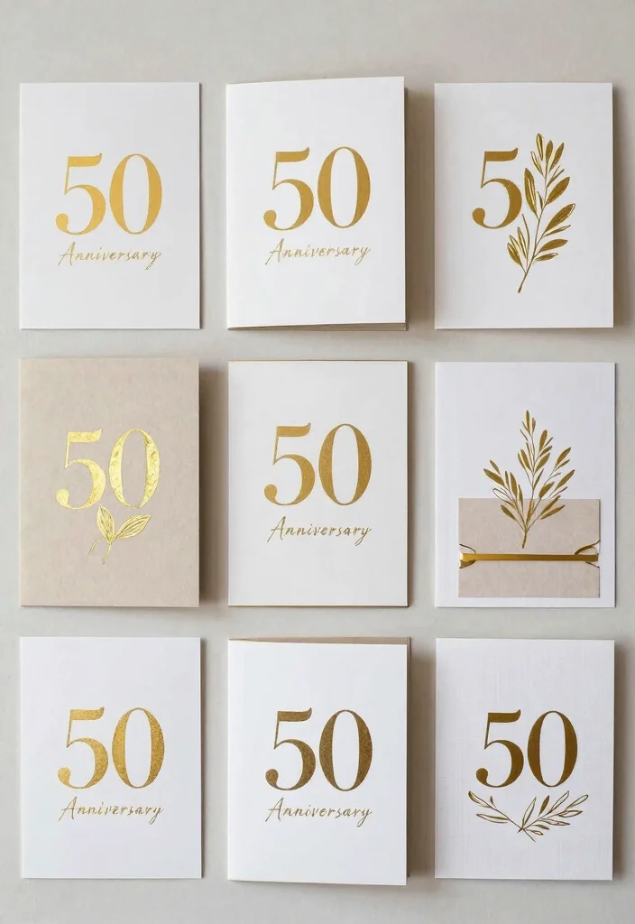 15 50th Wedding Anniversary Cards Ideas With Golden Touch - Conclusion 1
