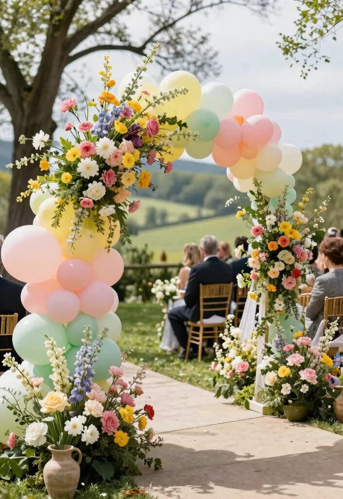 15 Balloon Arch for Wedding Ideas That Wow Guests 52 15 Balloon Arch for Wedding Ideas That Wow Guests - 12. Seasonal Splendor 1