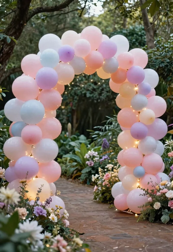 15 Balloon Arch for Wedding Ideas That Wow Guests 64 15 Balloon Arch for Wedding Ideas That Wow Guests - 14. Fairytale Fantasy 1