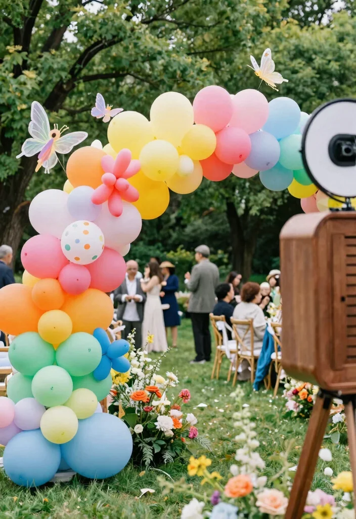 15 Balloon Arch for Wedding Ideas That Wow Guests 25 15 Balloon Arch for Wedding Ideas That Wow Guests - 5. Whimsical Wonderland 1