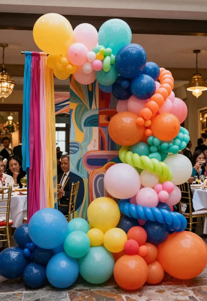 15 Balloon Arch for Wedding Ideas That Wow Guests 38 15 Balloon Arch for Wedding Ideas That Wow Guests - 8. Artistic Flair 1