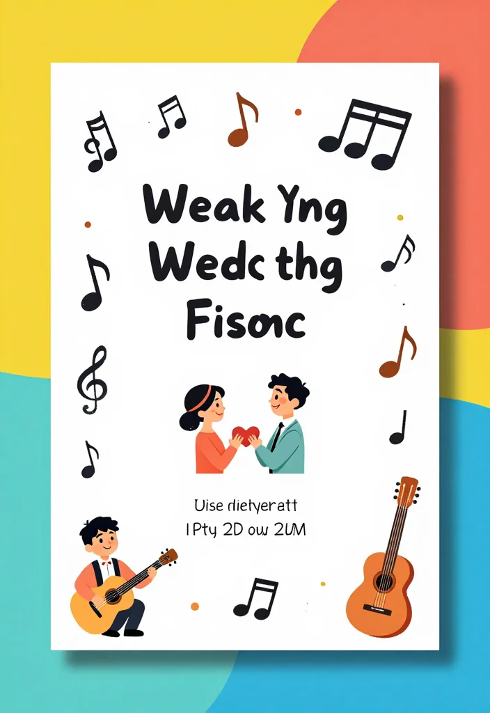 15 Cartoon Wedding Invitations 2026 Trending Ideas With Playful Charm - 10. Music-Inspired Invitations 1