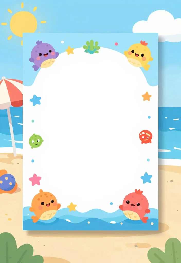 15 Cartoon Wedding Invitations 2026 Trending Ideas With Playful Charm - 11. Beach and Ocean Vibes 1