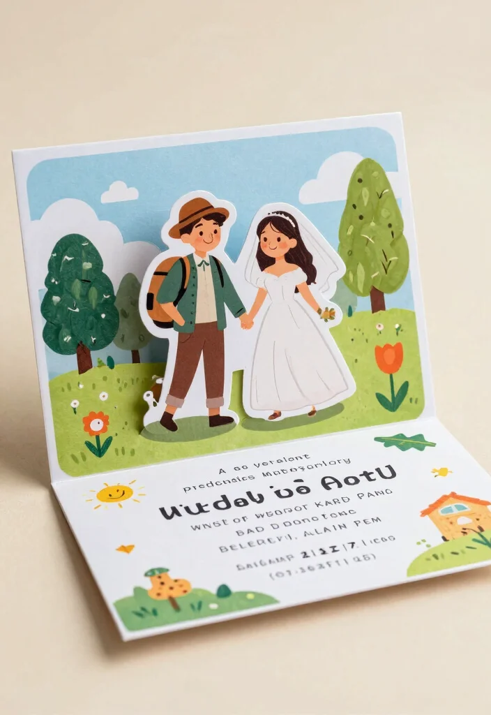 15 Cartoon Wedding Invitations 2026 Trending Ideas With Playful Charm - 15. Interactive Invitations 1