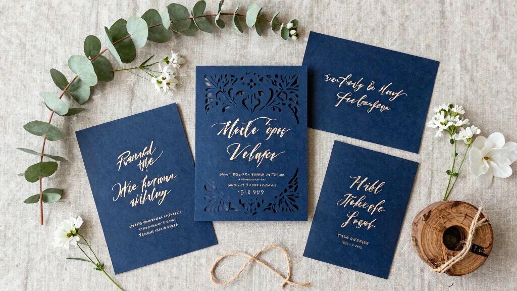 15 Navy Blue Wedding Invitations Ideas With Timeless Style