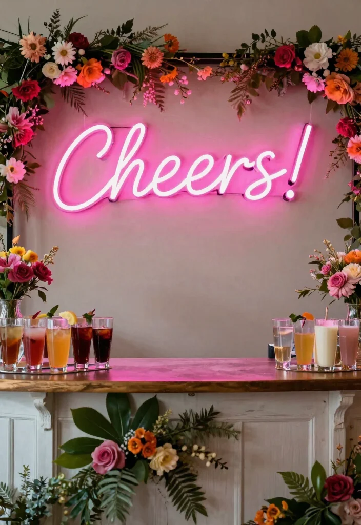 15 Neon Sign Wedding Backdrop Ideas With Modern Glow 52 15 Neon Sign Wedding Backdrop Ideas With Modern Glow - 12. Neon Bar Signage 1
