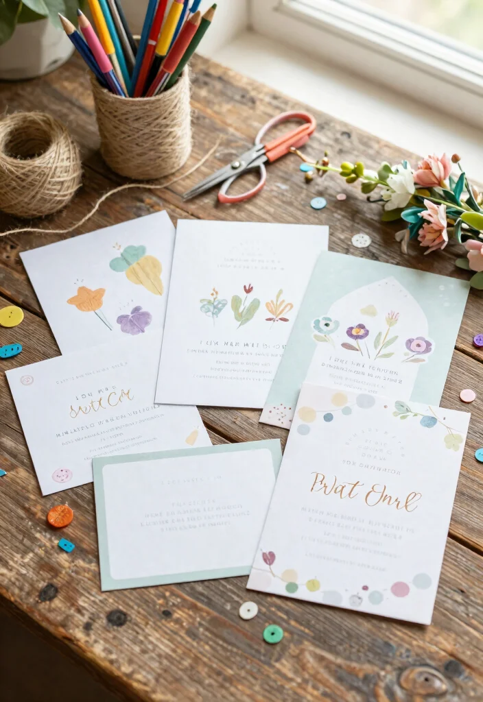 15 Summer Camp Wedding Invitations Ideas With Fun Outdoor Style - 15. DIY Craft Invitation Kits 1