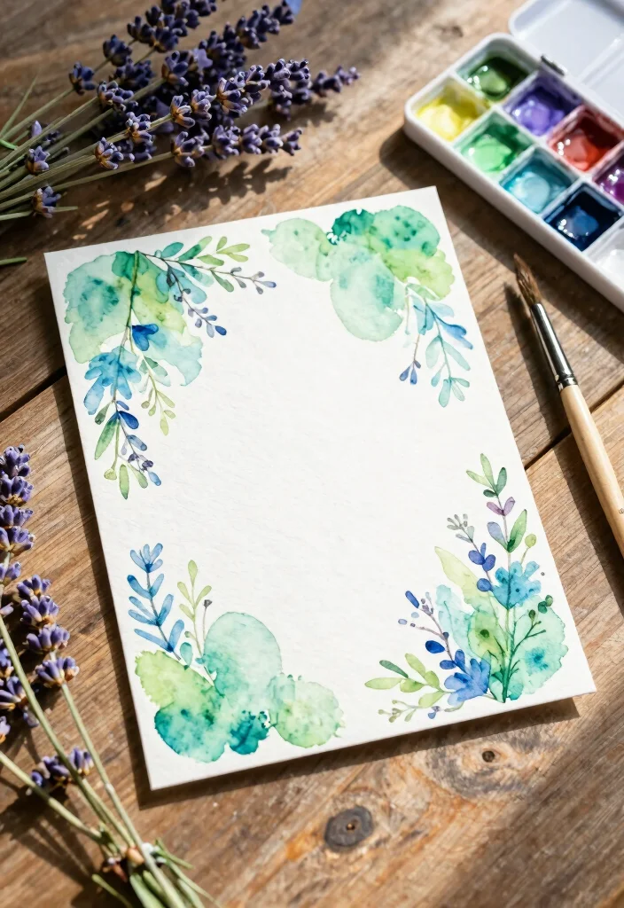 15 Summer Camp Wedding Invitations Ideas With Fun Outdoor Style - 3. Nature-Inspired Watercolor Designs 1