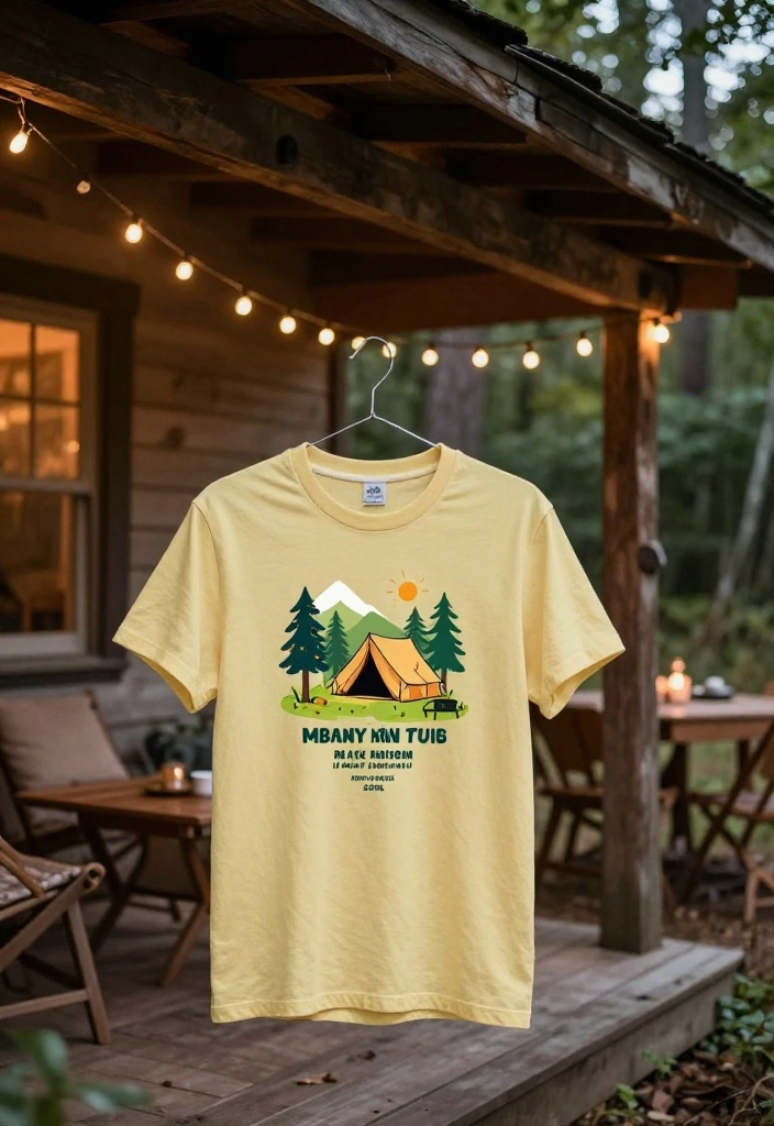 15 Summer Camp Wedding Invitations Ideas With Fun Outdoor Style - 9. Personalized Camp T-Shirt Invitations 1