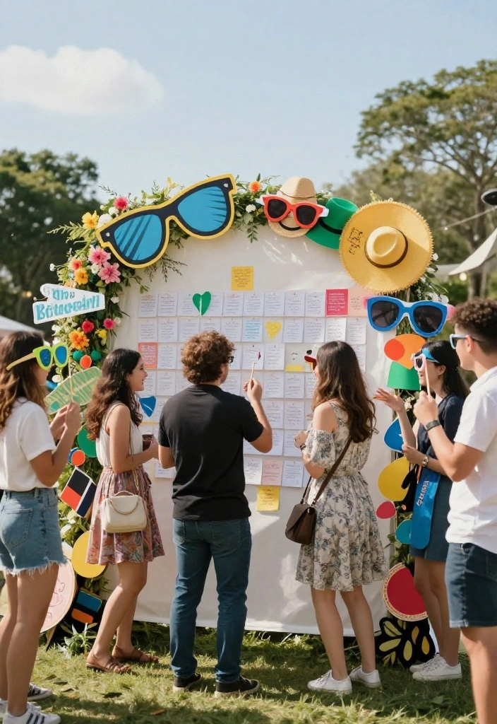 15 Unique Wedding Arch Ideas That Make a Statement - 15. Interactive Elements 1