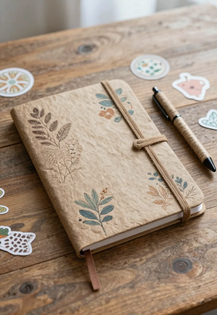 15 Unique Wedding Gifts Ideas That Feel Personal - 6. Handmade Recycled Paper Journal 1