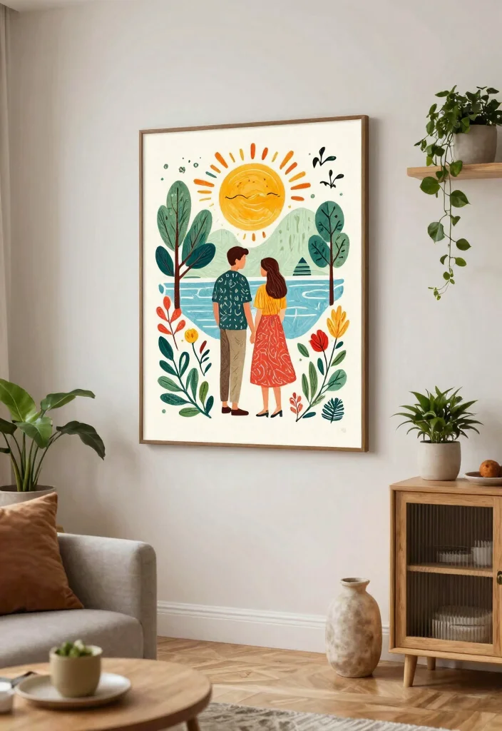 15 Unique Wedding Gifts Ideas That Feel Personal - 7. Customizable Eco-Friendly Artwork 1
