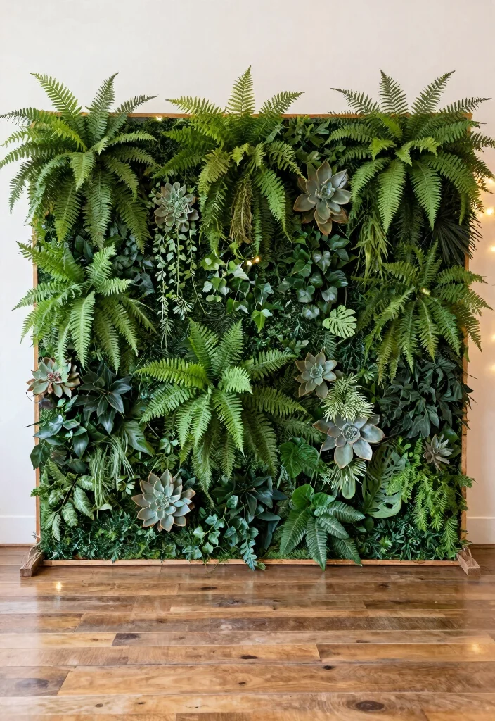 15 Wedding Backdrop Indoor Ideas That Transform Any Venue - 1. Lush Greenery Wall 1