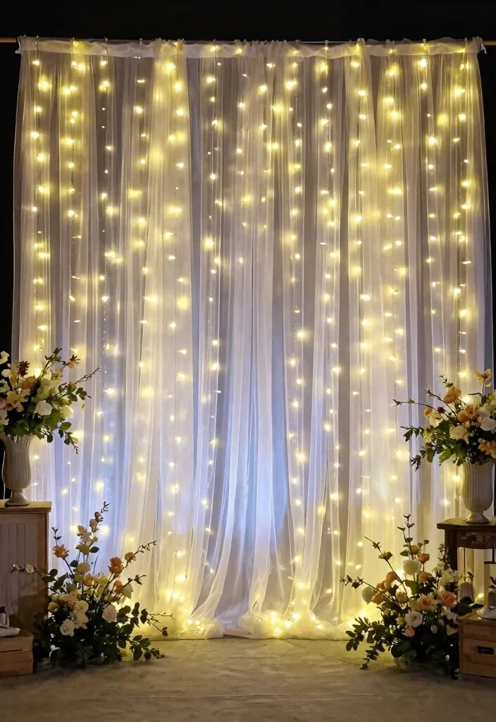 15 Wedding Backdrop Indoor Ideas That Transform Any Venue - 14. Light-Up Backdrop 1