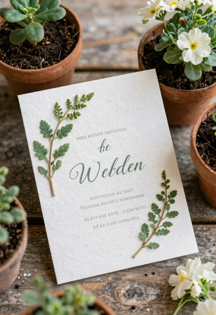 15 Wedding Invitation Cards Design Creative Ideas That Impress 1 15 Wedding Invitation Cards Design Creative Ideas That Impress - 1. Plantable Invitations 1