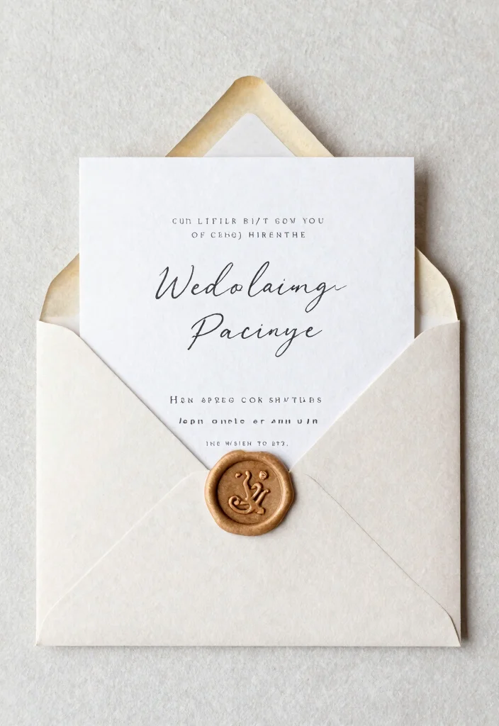 15 Wedding Invitations Minimalist Ideas That Feel Clean & Chic - 14. Minimalist Envelope Designs 1