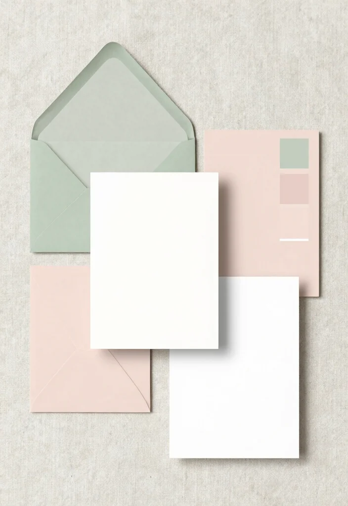 15 Wedding Invitations Minimalist Ideas That Feel Clean & Chic - 6. Simple Yet Elegant Color Palettes 1