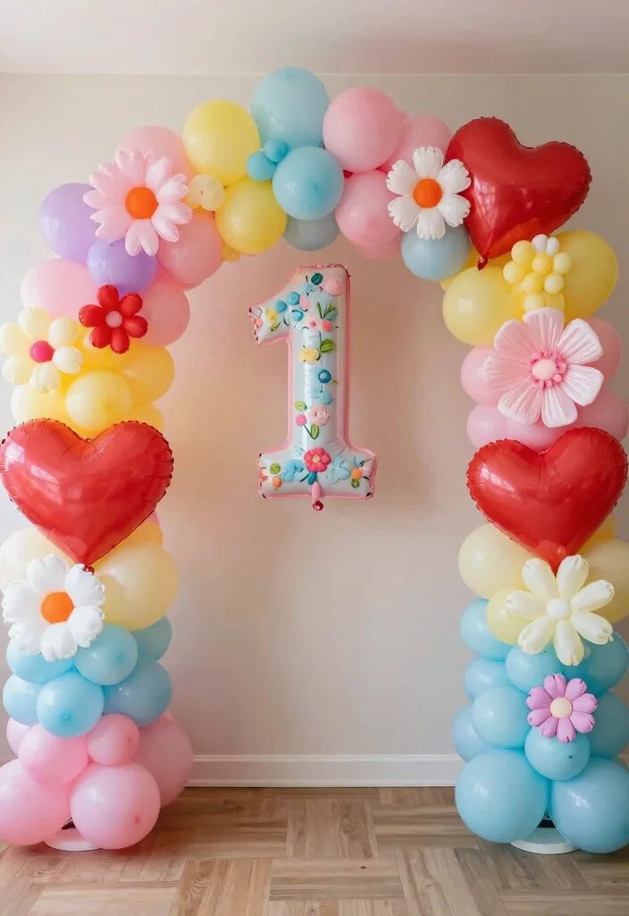 16 Balloon Wedding Arch Ideas That Feel Fun & Festive 43 16 Balloon Wedding Arch Ideas That Feel Fun & Festive - 13. Statement Backdrop 1