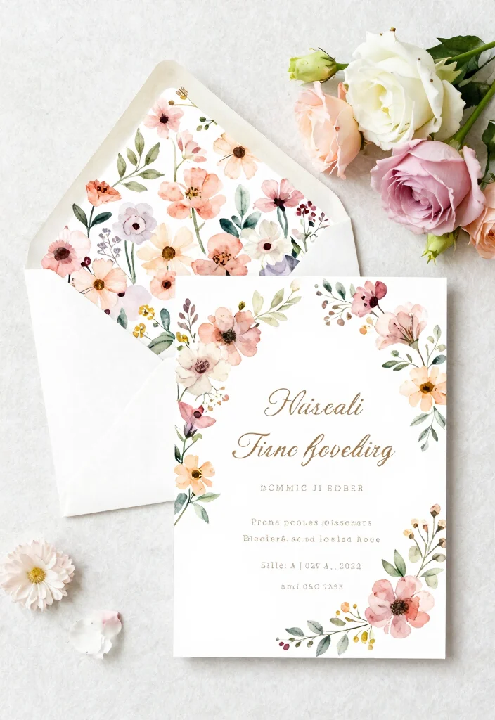 16 Black Tie Wedding Invitations Ideas With Formal Glam 3 16 Black Tie Wedding Invitations Ideas With Formal Glam - 3. Floral Embellishments 1