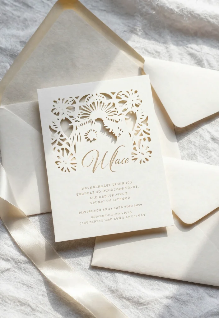 16 Black Tie Wedding Invitations Ideas With Formal Glam 15 16 Black Tie Wedding Invitations Ideas With Formal Glam - 5. Luxe Laser-Cut Designs 1