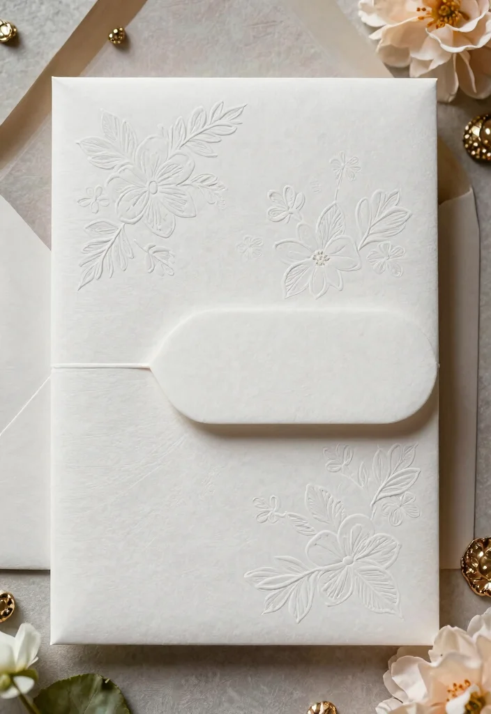 16 Black Tie Wedding Invitations Ideas With Formal Glam 27 16 Black Tie Wedding Invitations Ideas With Formal Glam - 7. Embossed Elegance 1