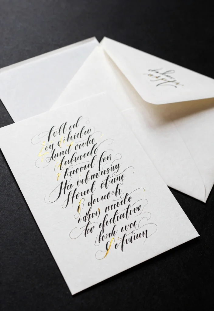 16 Dark Wedding Invitations Ideas With Moody Romance 41 16 Dark Wedding Invitations Ideas With Moody Romance - 11. Spellbinding Calligraphy 1