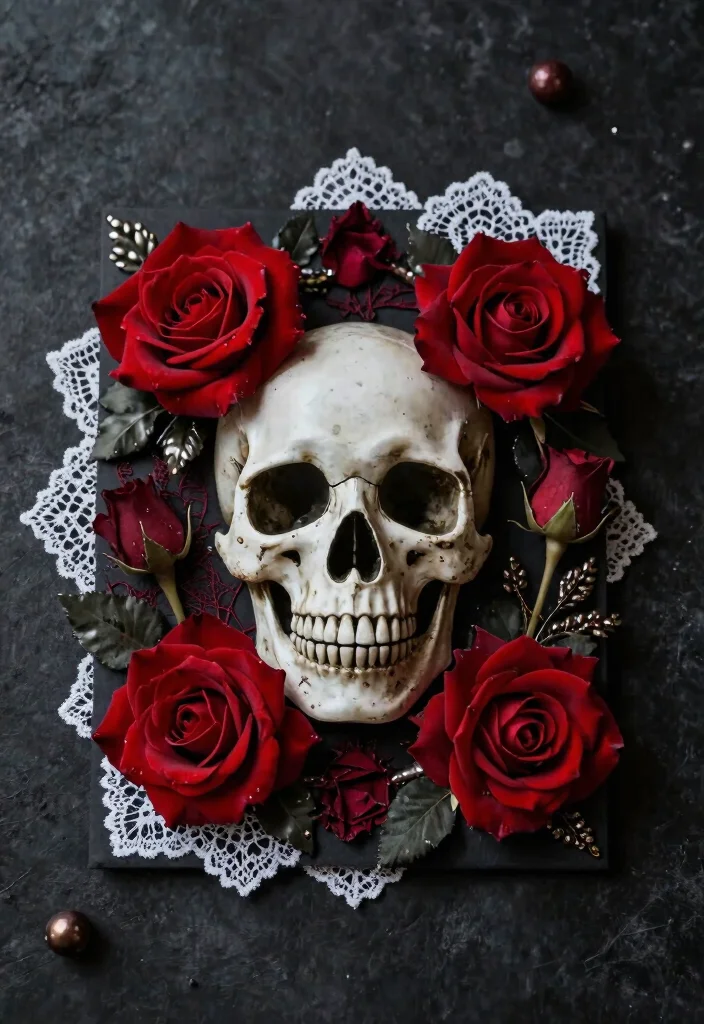 16 Dark Wedding Invitations Ideas With Moody Romance 54 16 Dark Wedding Invitations Ideas With Moody Romance - 14. Macabre Chic 1