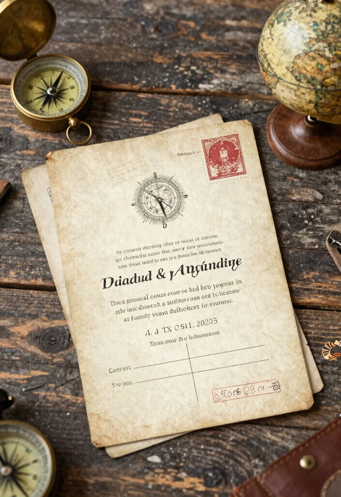 16 Dark Wedding Invitations Ideas With Moody Romance 23 16 Dark Wedding Invitations Ideas With Moody Romance - 3. Vintage Postcard Charm 1