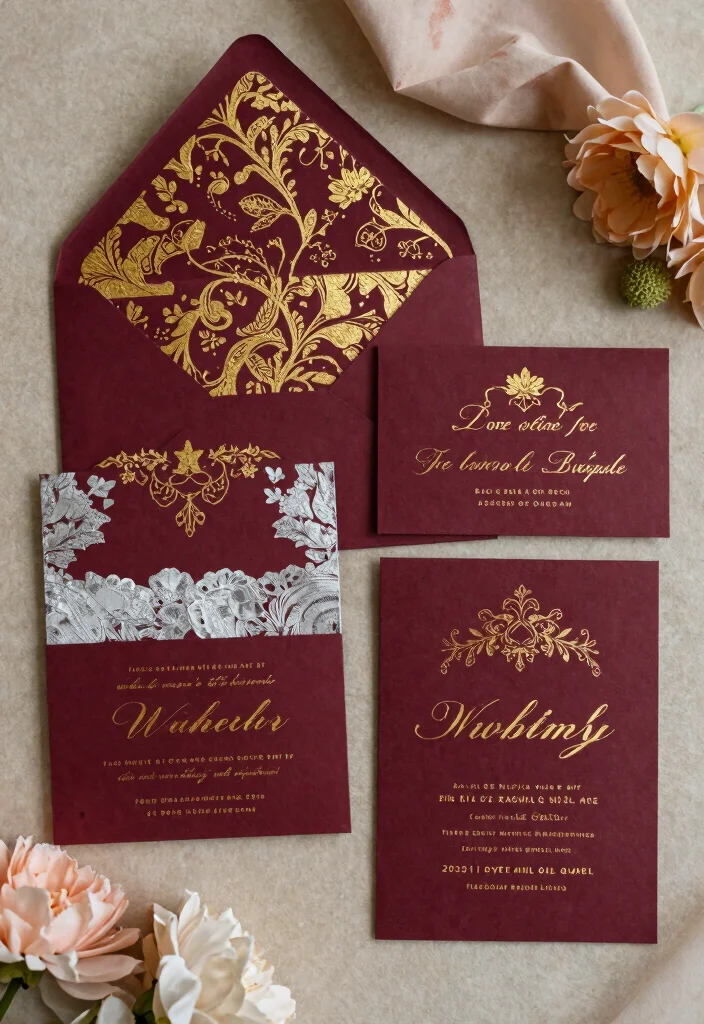 16 Elegant Wedding Invitations 2026 Trending Ideas With Classic Beauty 39 16 Elegant Wedding Invitations 2026 Trending Ideas With Classic Beauty - 9. Foil Accents 1