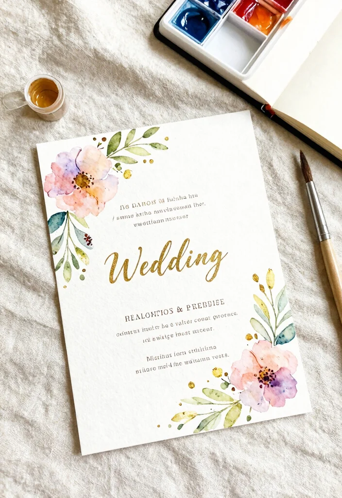 16 Intimate Wedding Invitations Ideas With Cozy Charm 1 16 Intimate Wedding Invitations Ideas With Cozy Charm - 1. Hand-Painted Watercolor Invitations 1