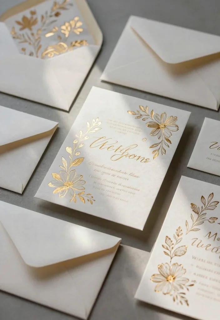 16 Intimate Wedding Invitations Ideas With Cozy Charm 30 16 Intimate Wedding Invitations Ideas With Cozy Charm - 10. Elegant Foil-Pressed Invitations 1