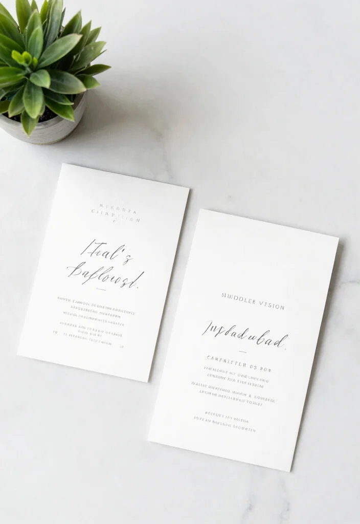 16 Intimate Wedding Invitations Ideas With Cozy Charm 53 16 Intimate Wedding Invitations Ideas With Cozy Charm - 13. Simple Minimalist Designs 1