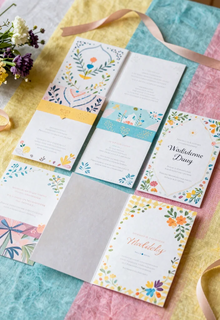 16 Intimate Wedding Invitations Ideas With Cozy Charm 55 16 Intimate Wedding Invitations Ideas With Cozy Charm - 15. Creative Folded Invitations 1