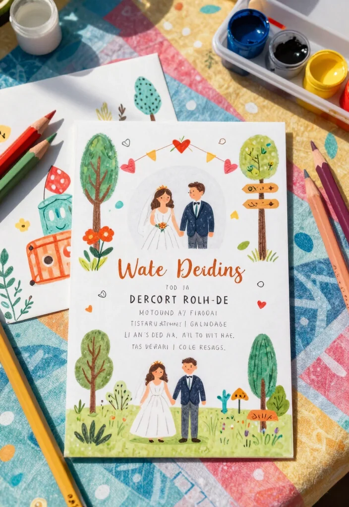 16 Intimate Wedding Invitations Ideas With Cozy Charm 6 16 Intimate Wedding Invitations Ideas With Cozy Charm - 6. Whimsical Illustrated Invitations 1