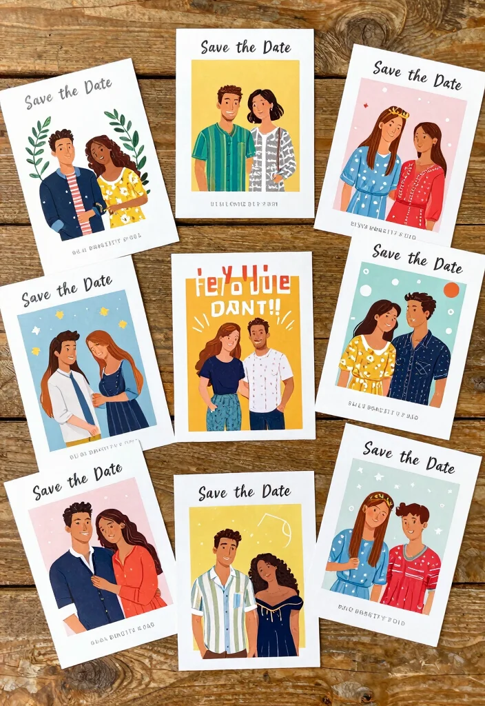 16 Save the Date Cards Wedding Ideas Guests Will Love - 15. Postcard Style: Easy and Fun 1