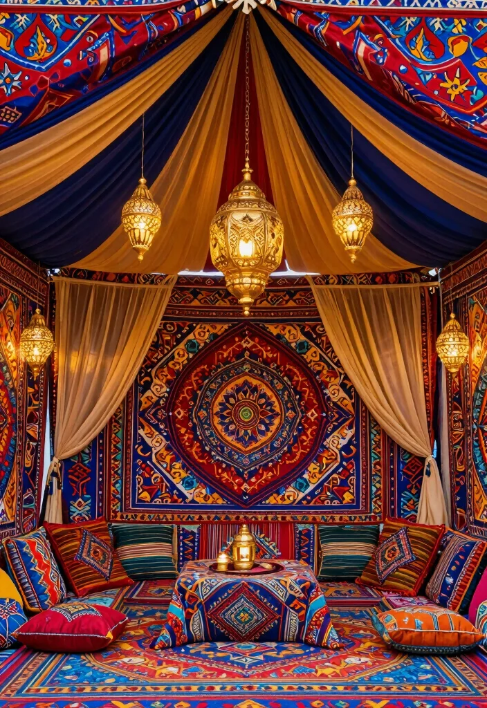 16 Traditional Wedding Backdrop Ideas With Cultural Beauty 2 16 Traditional Wedding Backdrop Ideas With Cultural Beauty - 2. Moroccan-Inspired Tent 1