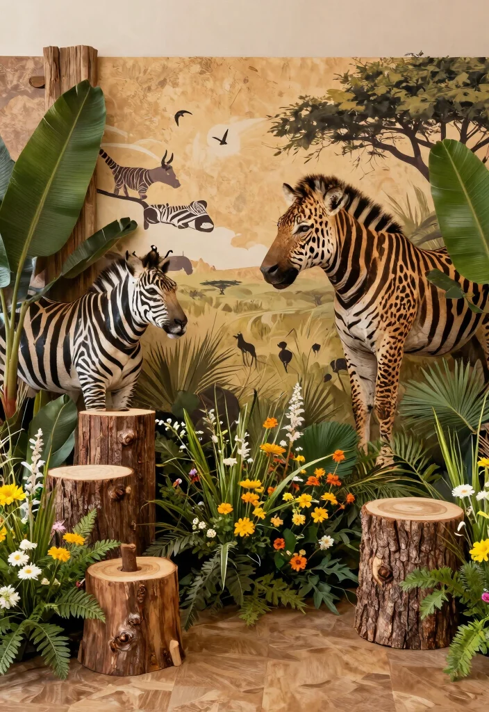 16 Traditional Wedding Backdrop Ideas With Cultural Beauty 16 16 Traditional Wedding Backdrop Ideas With Cultural Beauty - 6. African Safari Theme 1