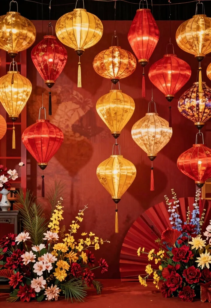 16 Traditional Wedding Backdrop Ideas With Cultural Beauty 38 16 Traditional Wedding Backdrop Ideas With Cultural Beauty - 8. Chinese Lantern Festival 1