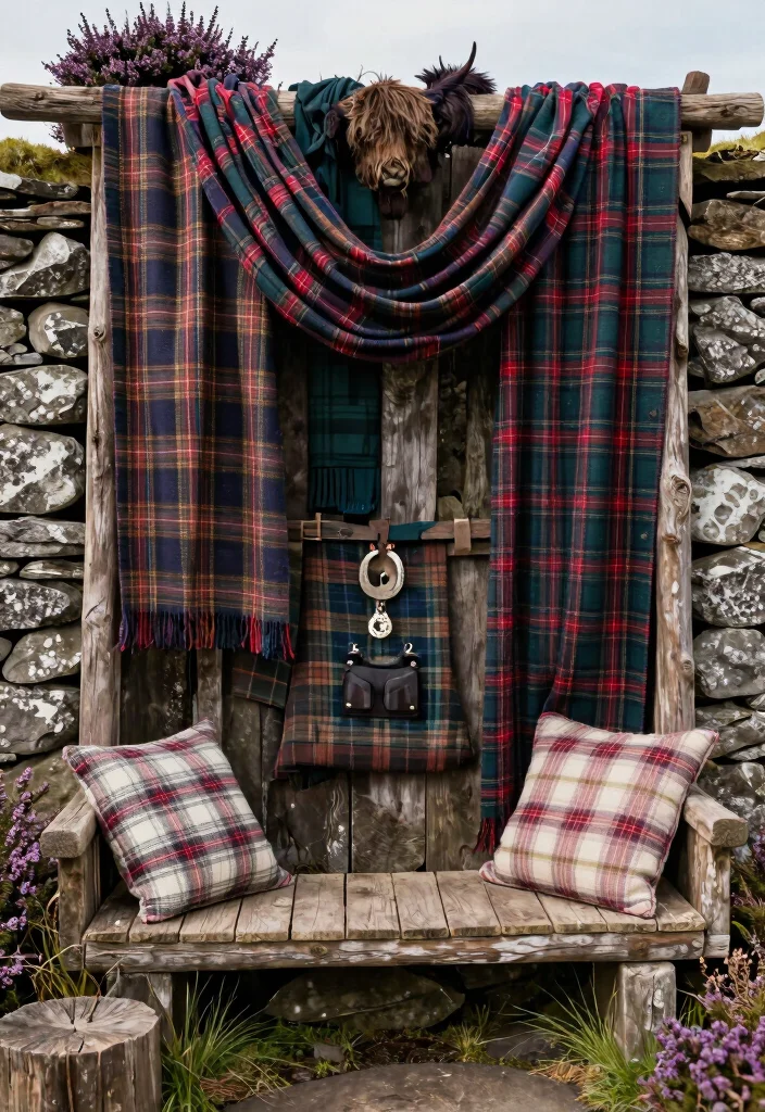 16 Traditional Wedding Backdrop Ideas With Cultural Beauty 49 16 Traditional Wedding Backdrop Ideas With Cultural Beauty - 9. Scottish Highland Theme 1