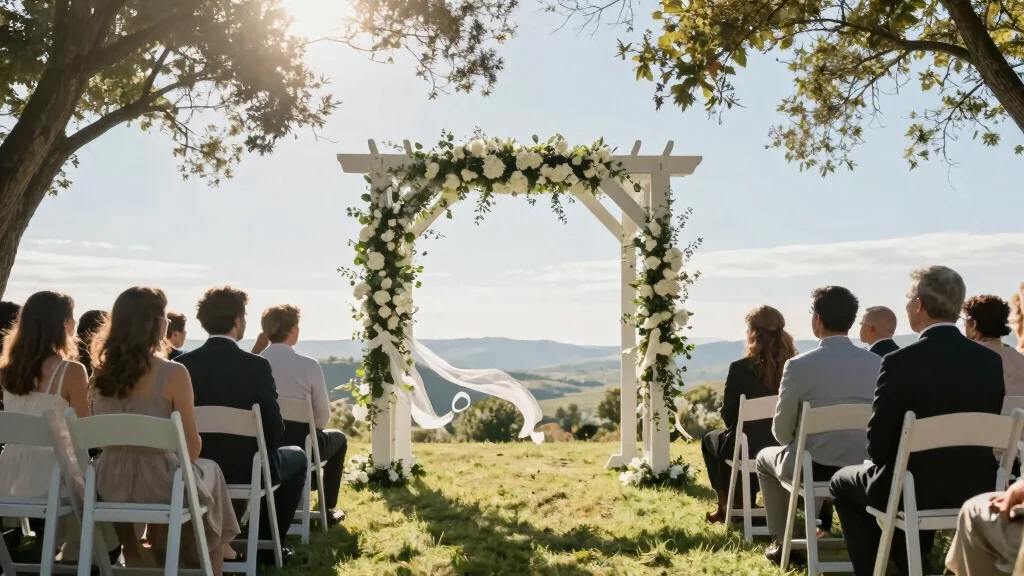16 Wedding Arch White Ideas With Timeless Charm