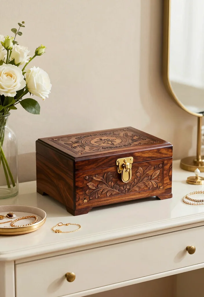 16 Wedding Gifts for Couple Ideas They'll Treasure - 10. Engraved Jewelry Box 1
