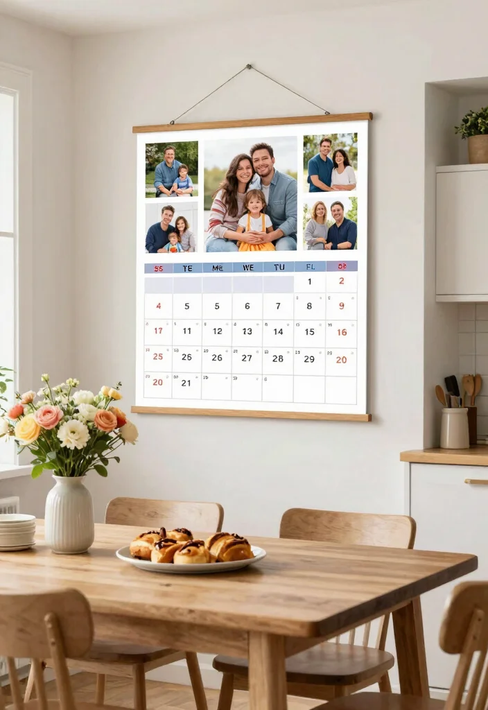 16 Wedding Gifts for Couple Ideas They'll Treasure - 12. Personalized Family Calendar 1
