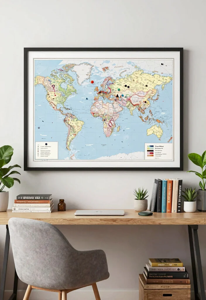 16 Wedding Gifts for Couple Ideas They'll Treasure - 13. Personalized Travel Map 1